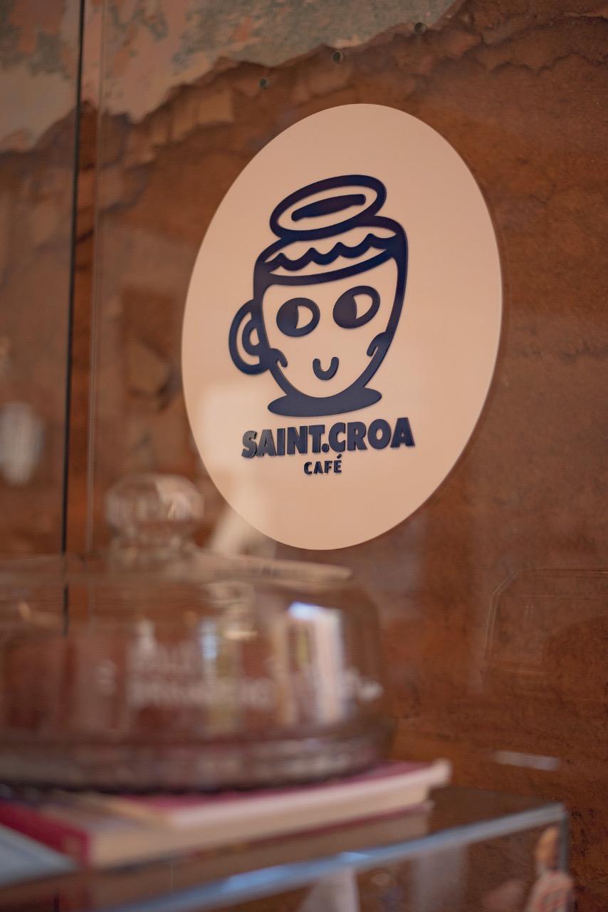 Identidade visual do café Saint.Croa